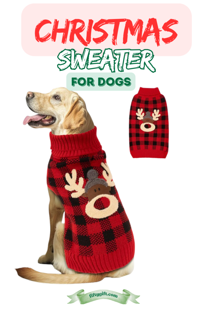 10 Cheap Christmas Sweaters for Dogs to Keep Them Cozy 3 65