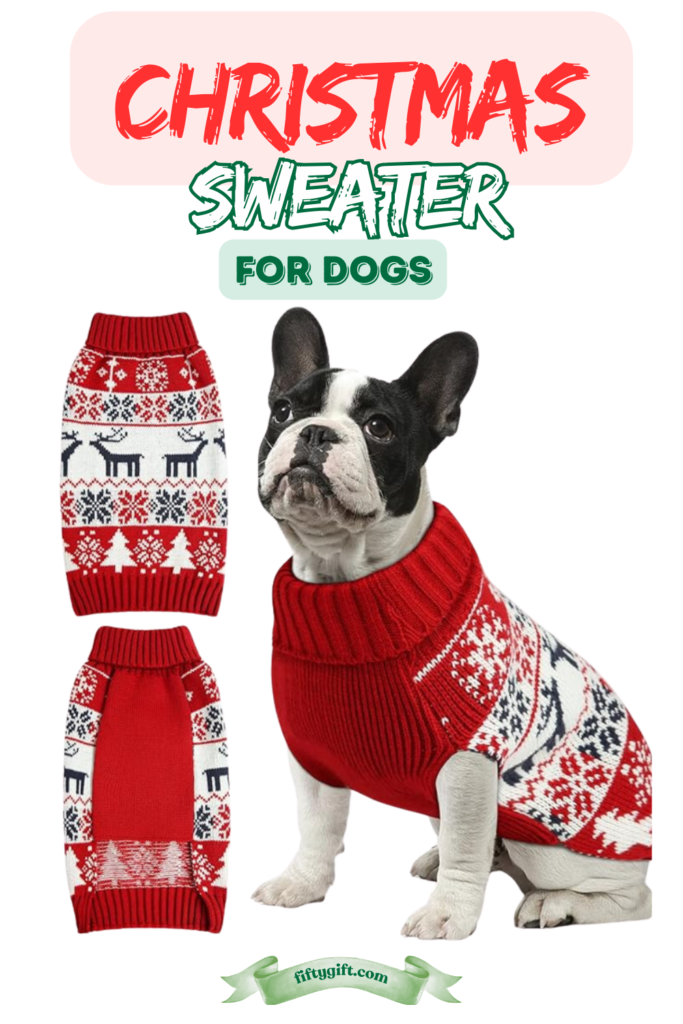 10 Cheap Christmas Sweaters for Dogs to Keep Them Cozy 2 66