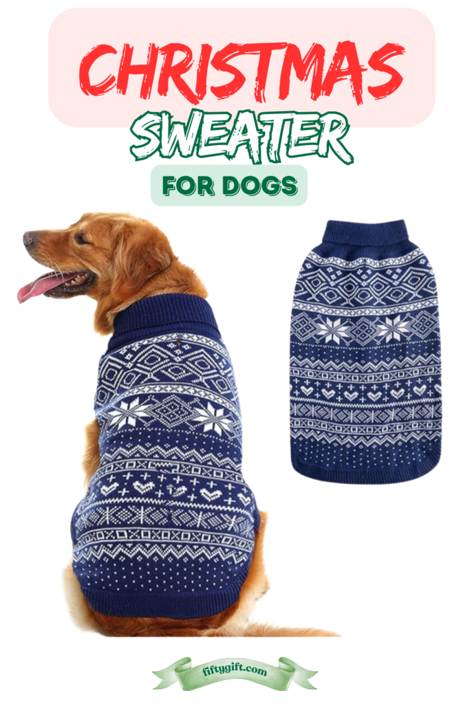 10 Cheap Christmas Sweaters for Dogs to Keep Them Cozy 12 73