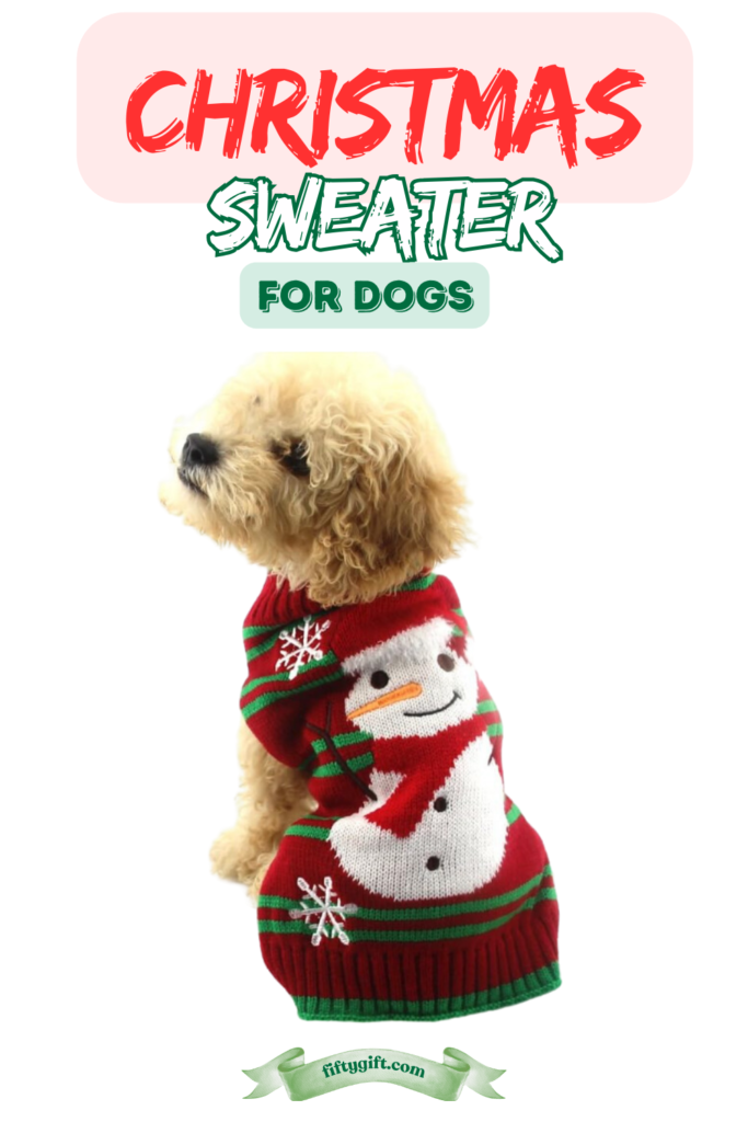 10 Cheap Christmas Sweaters for Dogs to Keep Them Cozy 7 Christmas dog sweaters for small dogs 2