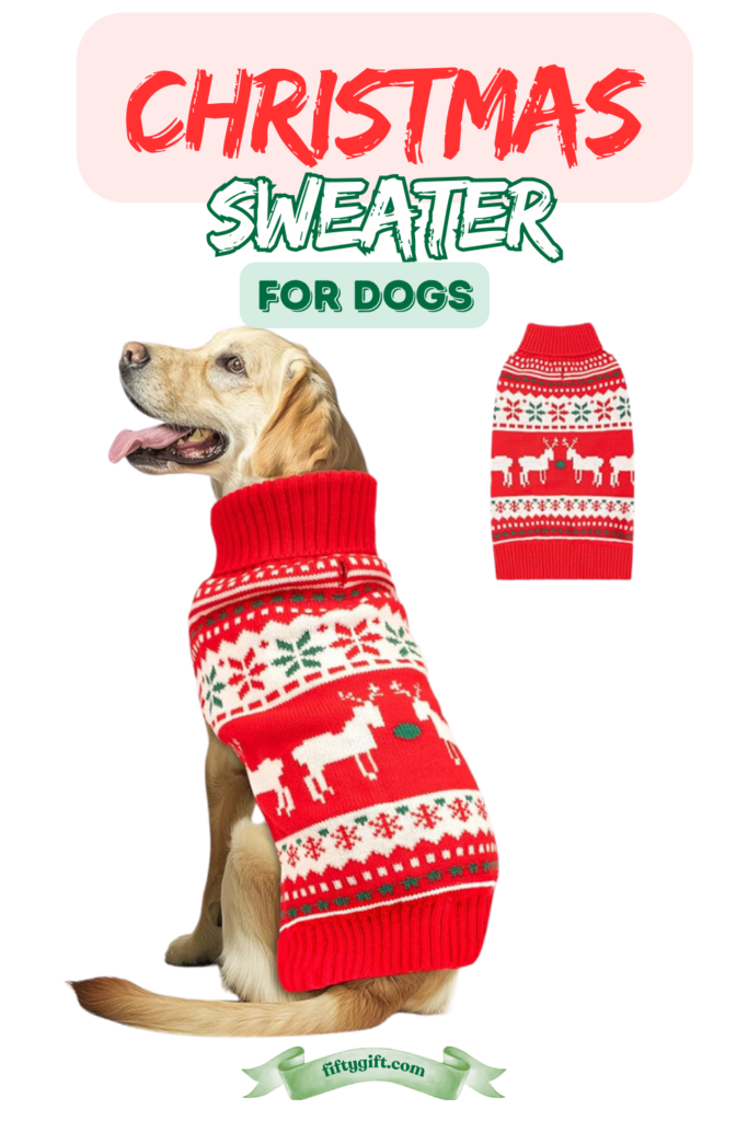 10 Cheap Christmas Sweaters for Dogs to Keep Them Cozy 9 custom christmas sweaters for dogs 1